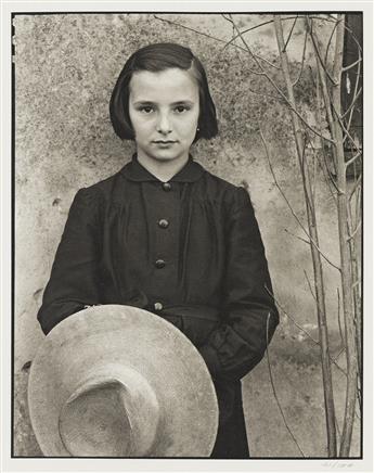 PAUL STRAND (1890-1976) Tailors Apprentice, Luzzara, Italy. 1953; printed 1994 by Sal Lopes.